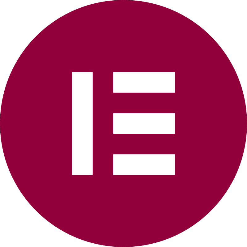 elementor logo symbol red